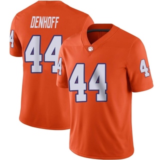 Cade Denhoff Game Orange Men's Clemson Tigers Football Jersey