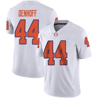 Cade Denhoff Game White Men's Clemson Tigers Football Jersey