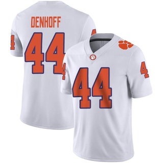 Cade Denhoff Game White Youth Clemson Tigers Football Jersey